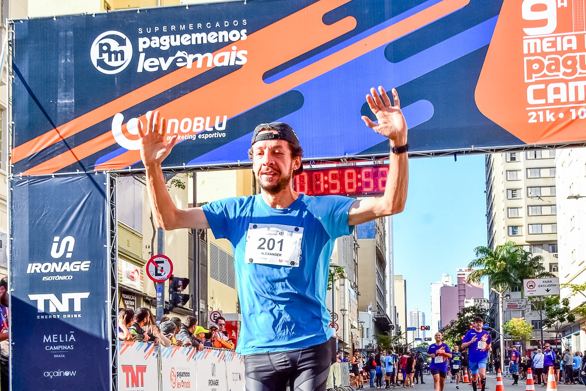 Chegada minha primeira Meia Maratona